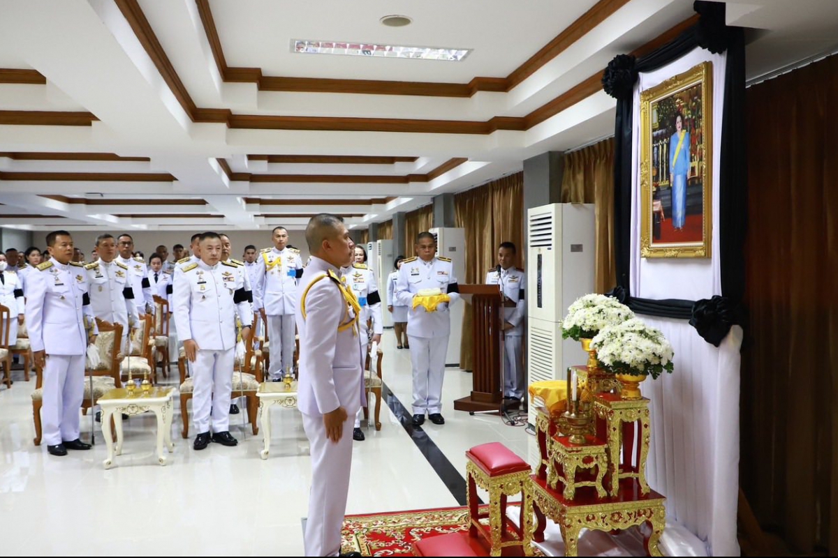 วันที่ 30 ม.ค. 69 พล.ต.ท.รุ่งโรจน์ ฐากูรปุณยสิริ ผบช.ตชด. พร้อมข้าราชการตำรวจร่วมพิธีบำเพ็ญกุศลสตมวาร (100 วัน) ถวายเป็นพระราชกุศลแด่สมเด็จพระนางเจ้าสิริกิติ์ พระบรมราชินีนาถ พระบรมราชชนนีพันปีหลวง